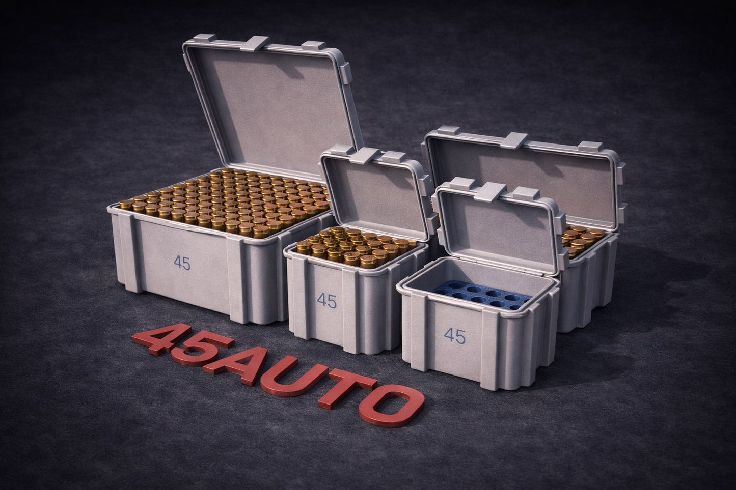 45 Auto Ammo Storage Box