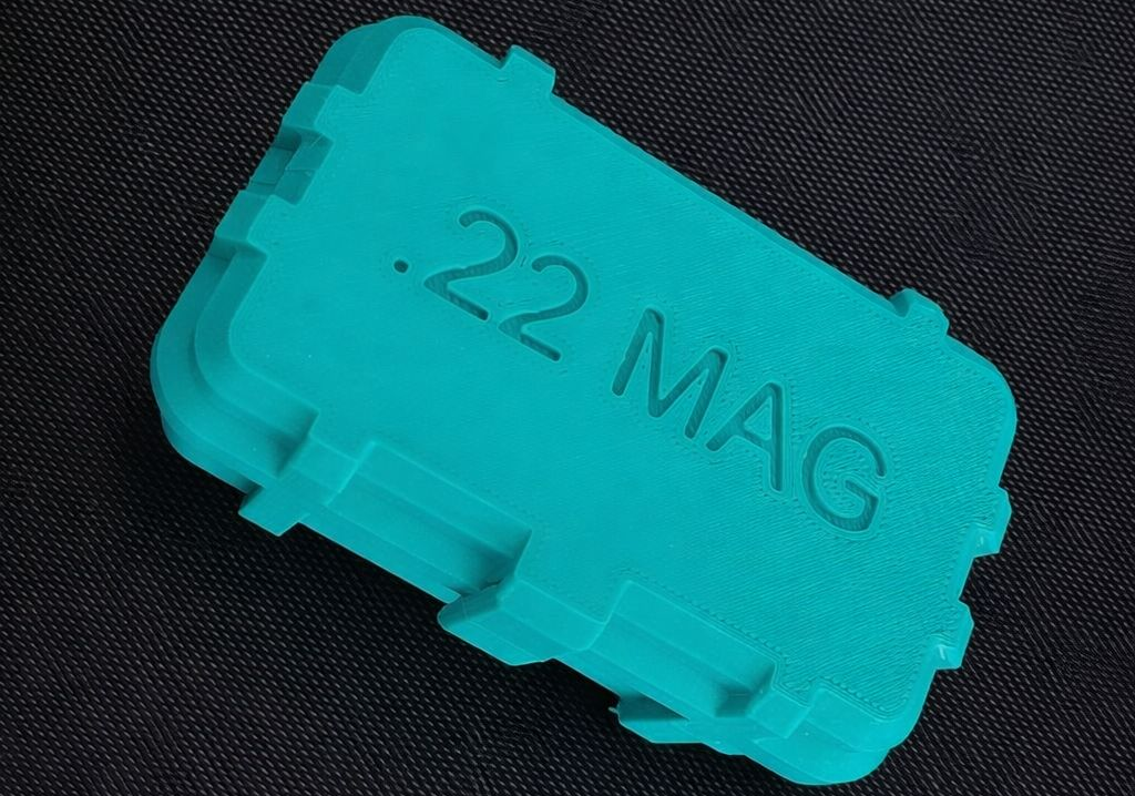 .22 WIN Mag Pocket Ammo Storage Box - 50 Rounds Capacity