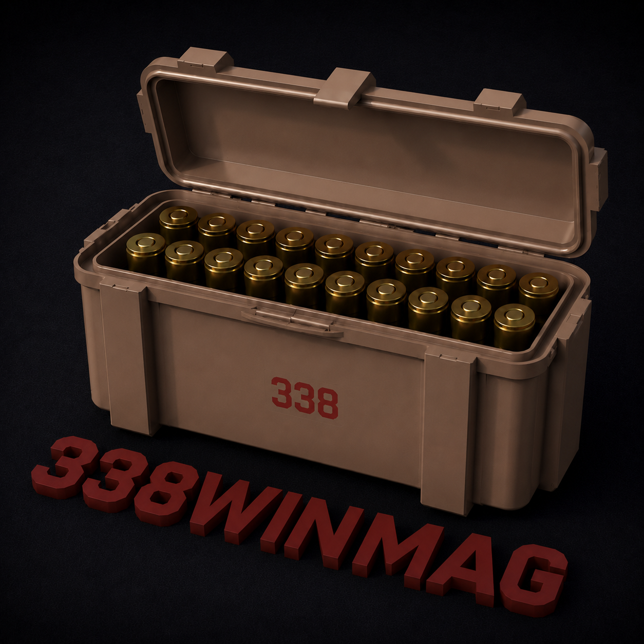 338 WIN Mag Storage Box